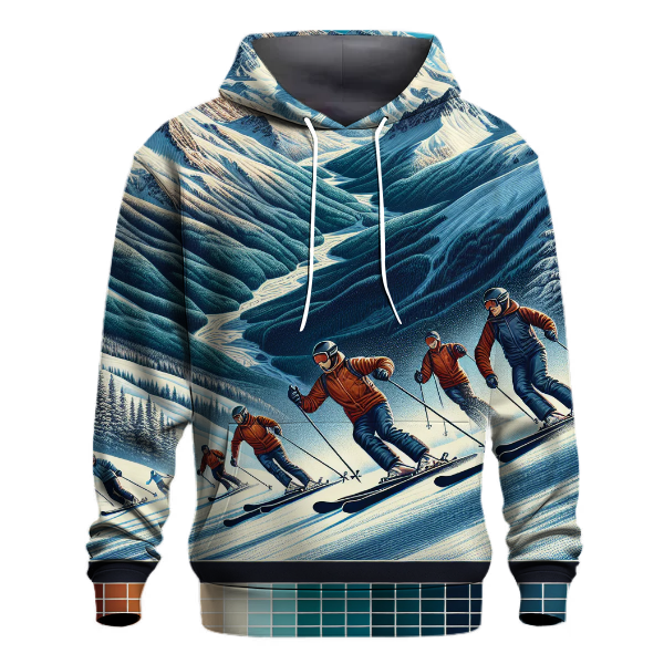 Skiing - Winter Thrill Hoodie