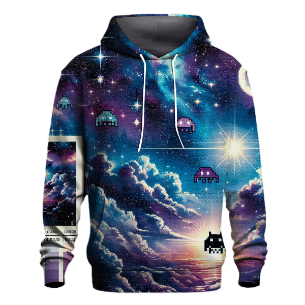 Space Invaders Galaxy Hoodie