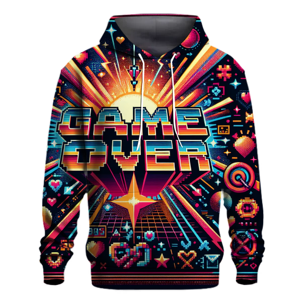 Vintage Game Over Hoodie