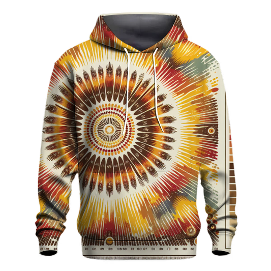 Vintage Sunburst Vibes Hoodie