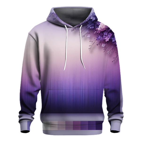 Violet Bloom Gradient Hoodie