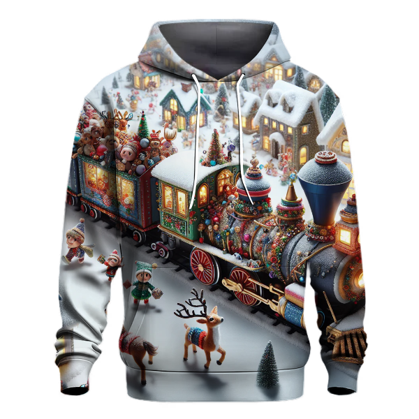 Santa's Toy Train Parade Hoodie