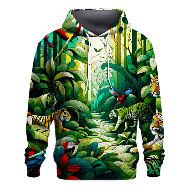 Abstract Jungle Hoodie