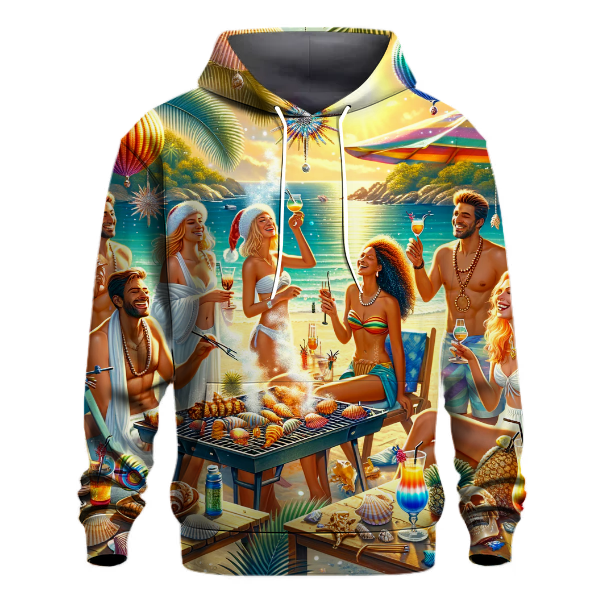 Winter Beach Holiday Hoodie