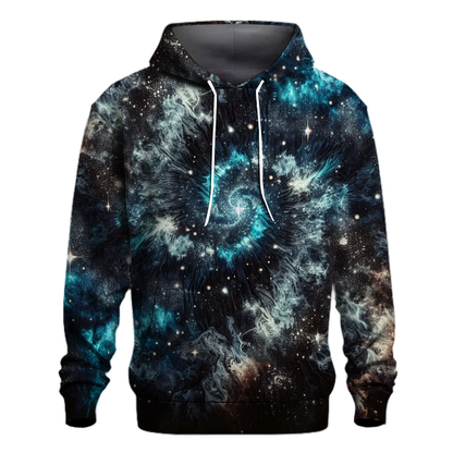 Sapphire Night Tie-dye Design Hoodie