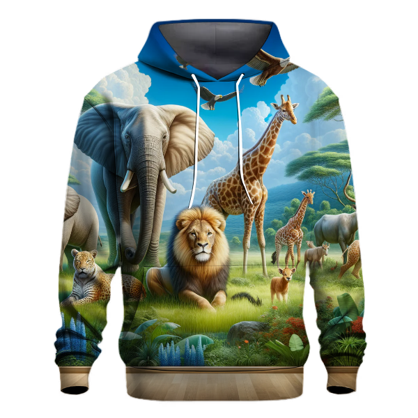 Majestic Wildlife Safari Hoodie