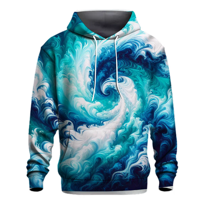 Vibrant Ocean Wave Hoodie