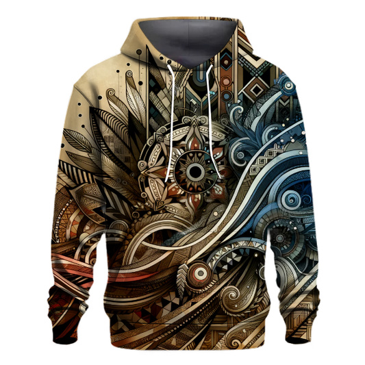 Bold Tribal Patterns Hoodie