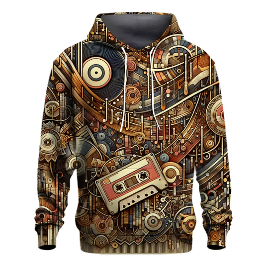 Vintage Stereo Vibes Hoodie