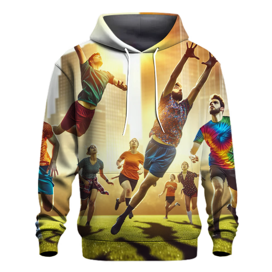 Ultimate Frisbee Game On Hoodie