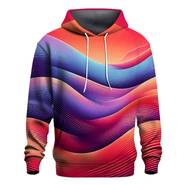 Vibrant Sunset Ombre Hoodie