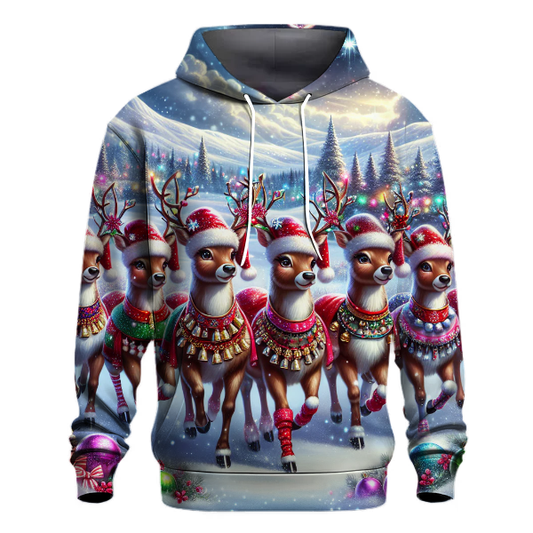 Santa's Reindeer Squad Hoodie