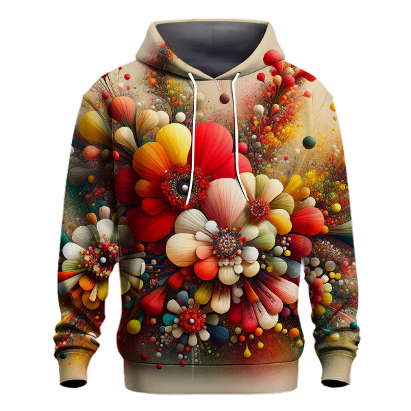 Whimsical Floral Parade Hoodie