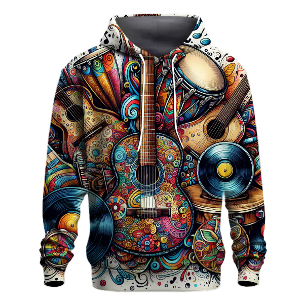 Vintage Music Festival Vibes Hoodie