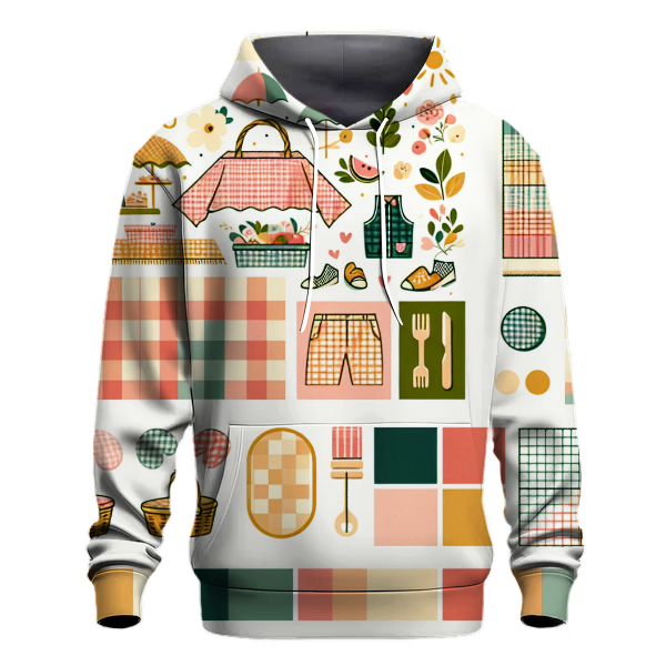 Vintage Summer Picnic Hoodie