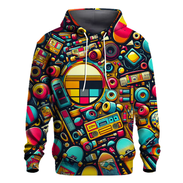 Vintage Skateboard Vibes Hoodie