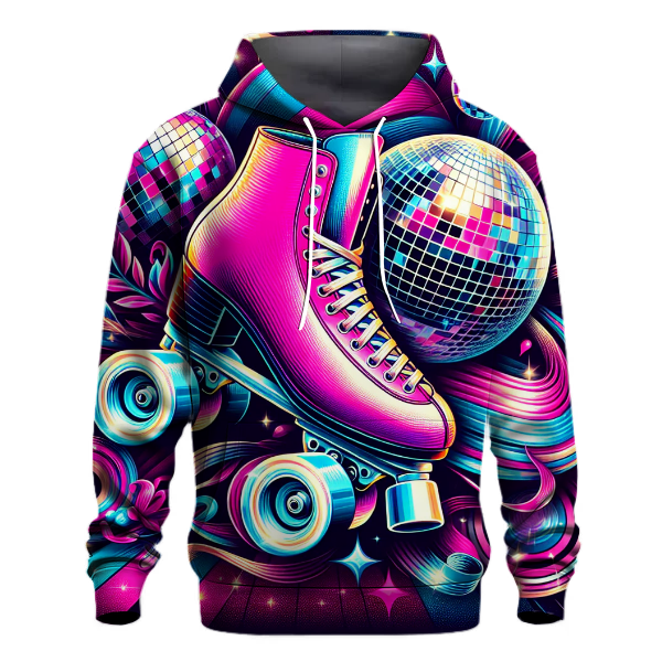 Vintage Roller Disco Night Hoodie