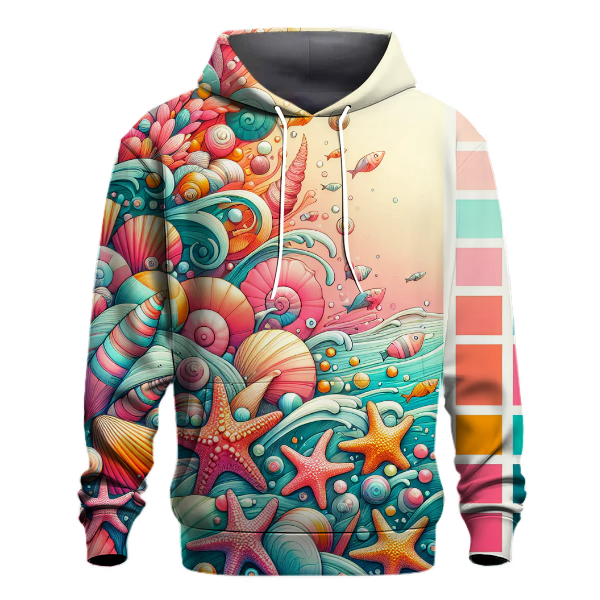 Whimsical Seashells Hoodie