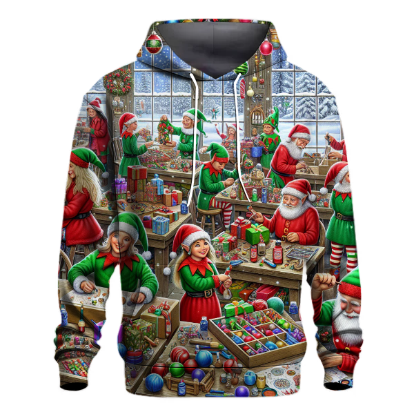 Santa's Workshop Whimsy Hoodie