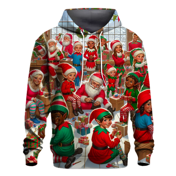 Santa's Helper Elf Crew Hoodie