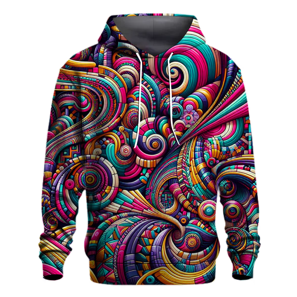 Vibrant Funkadelic Patterns Hoodie