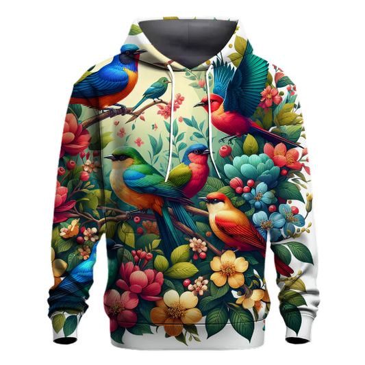 Whimsical Birds Hoodie