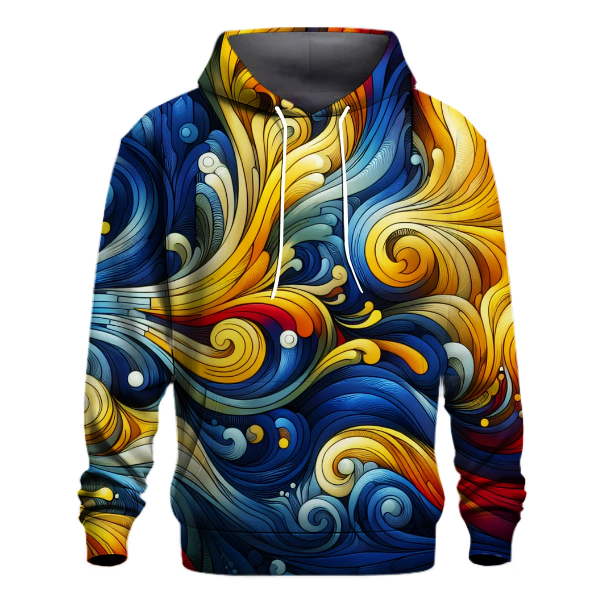 Vibrant 70s Art Hoodie