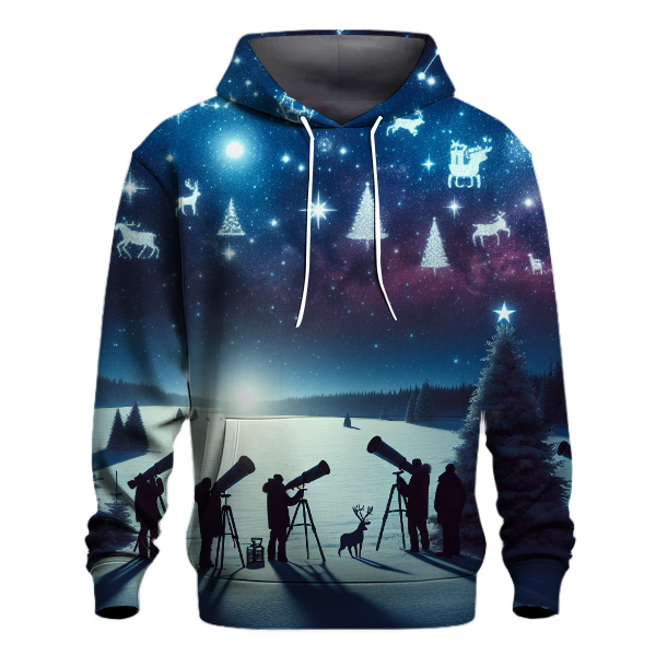 Winter Stargazing Fantasy Hoodie