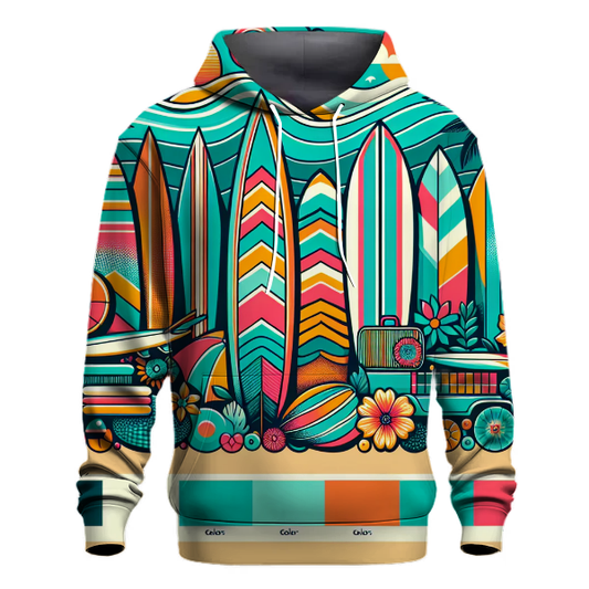 Retro Surf Style Hoodie