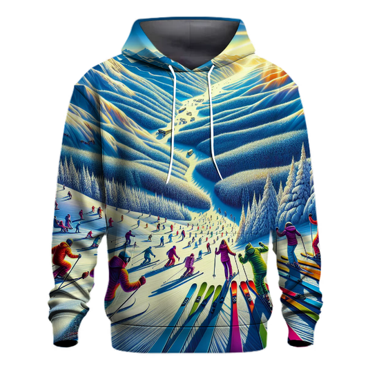 Skiing Powder Dreams Hoodie