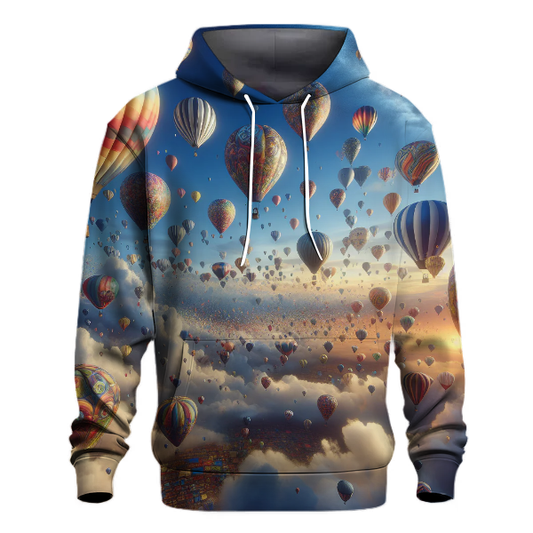 Whimsical Balloon Voyage Hoodie