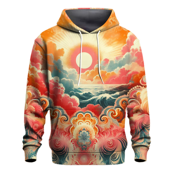 Whirlwind Coral Hoodie