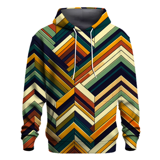 Vintage Chevron Cadence Hoodie