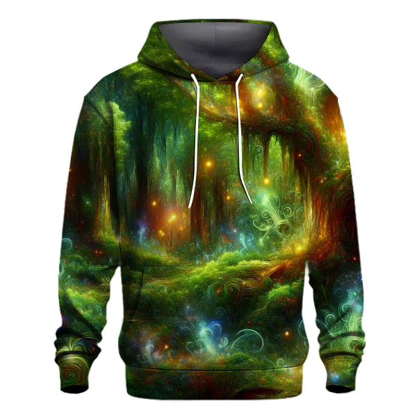 Mystical Forest Scene Hoodie