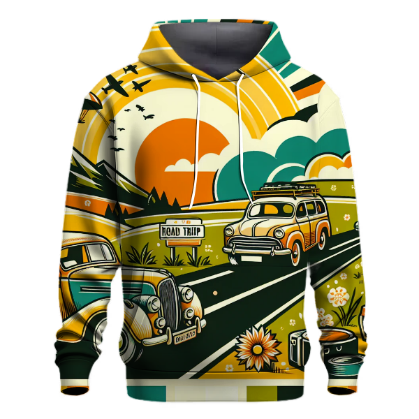 Vintage Summer Road Trip Hoodie