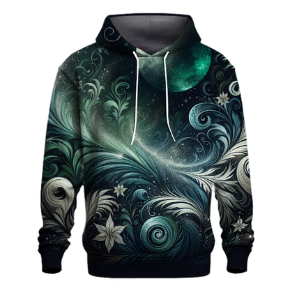 Moonlit Forest Tie-dye Design Hoodie