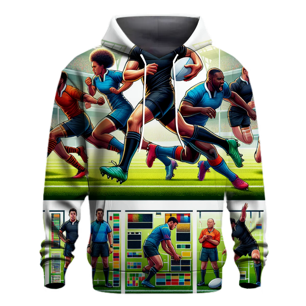 Rugby - Passion and Strength Hoodie