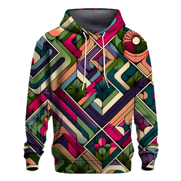 Abstract Kaleidoscope Fusion Hoodie