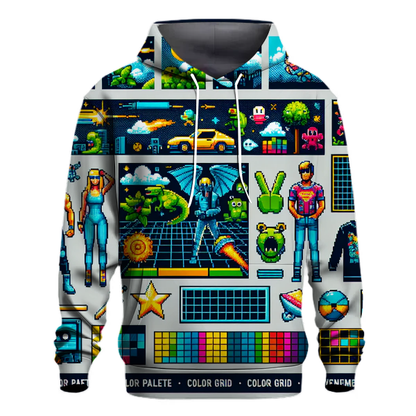 Vintage Video Game Blast Hoodie