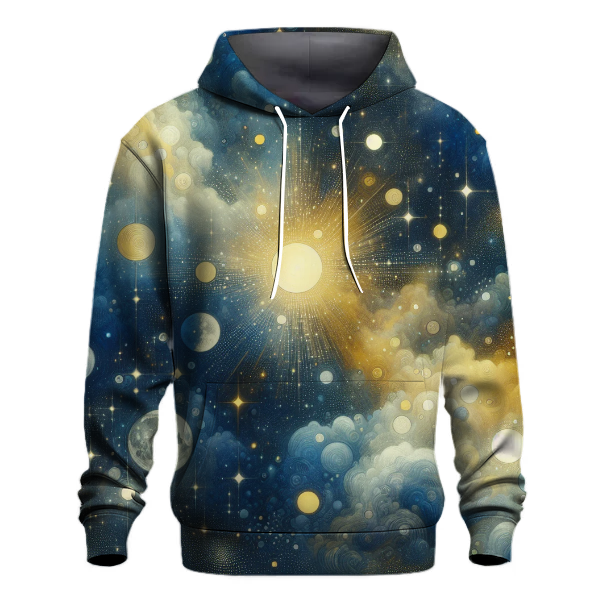 Whimsical Stars and Moons Hoodie