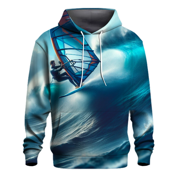 Windsurfing Wild Waves Hoodie