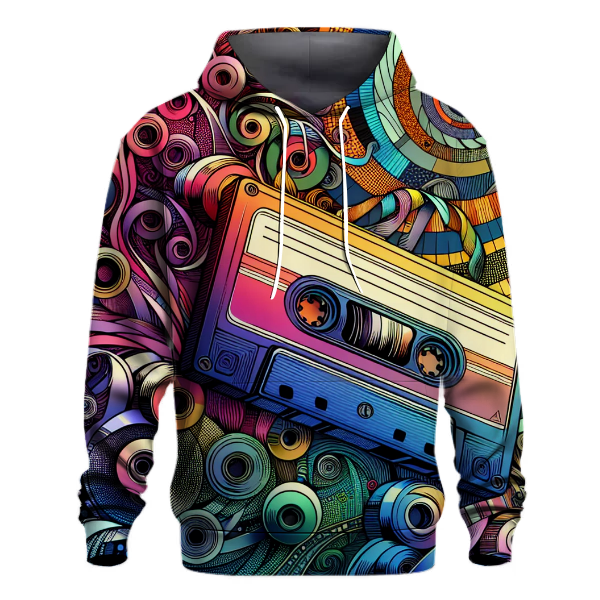 Vintage Cassette Groove Hoodie