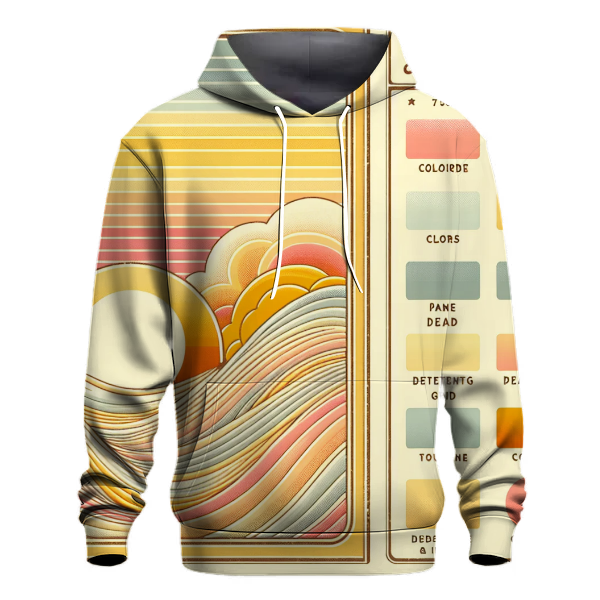 Vintage Sunrise Charm Hoodie