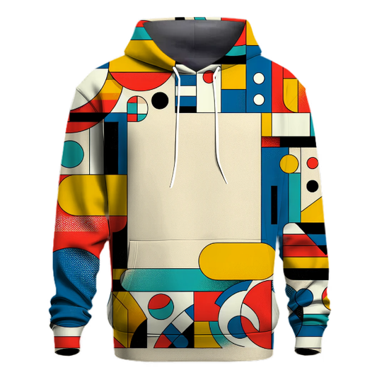 Vibrant Geometric Shapes Hoodie