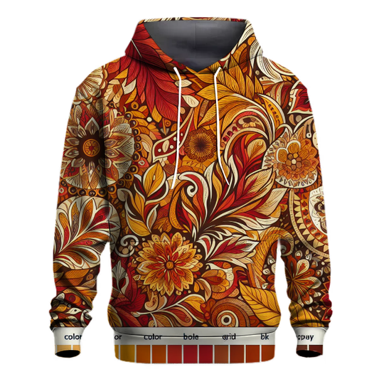 Vibrant Harvest Fusion Hoodie