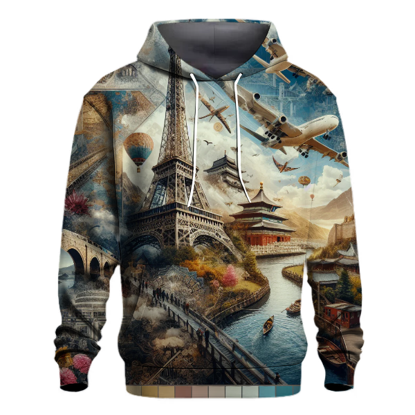 Wanderlust Travel Scenes Hoodie