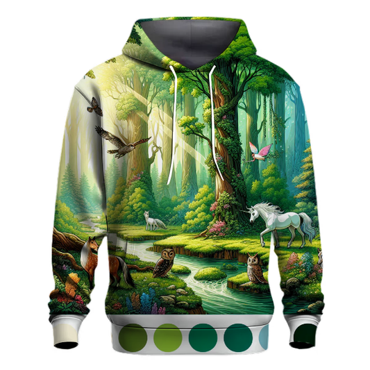 Mystic Forest Creatures Hoodie