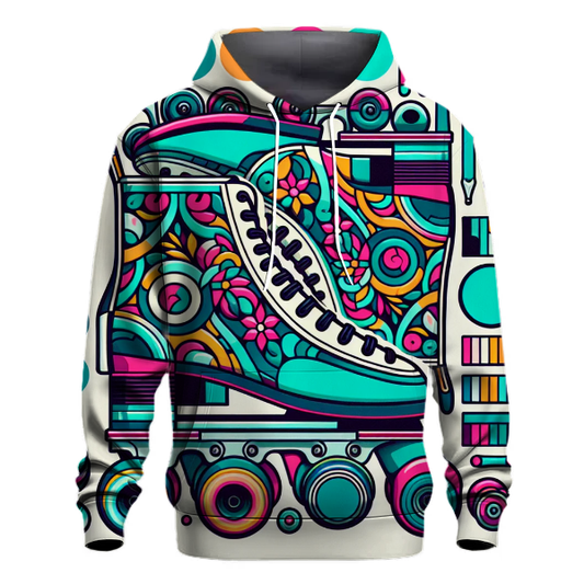 Vintage Roller Skate Joy Hoodie