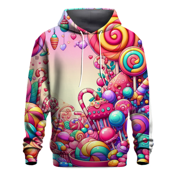 Whimsical Candy Wonderland Hoodie