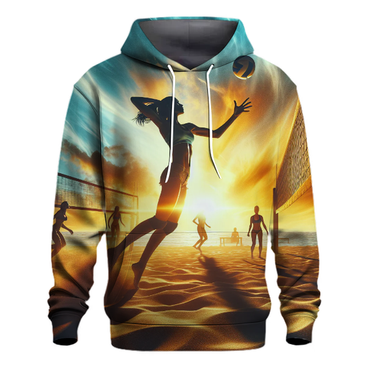 Volleyball Sunrise Hoodie